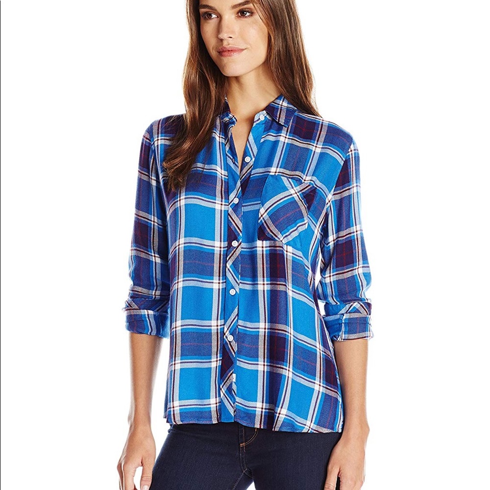Rails | Hunter Santorini/ Royal Button Down